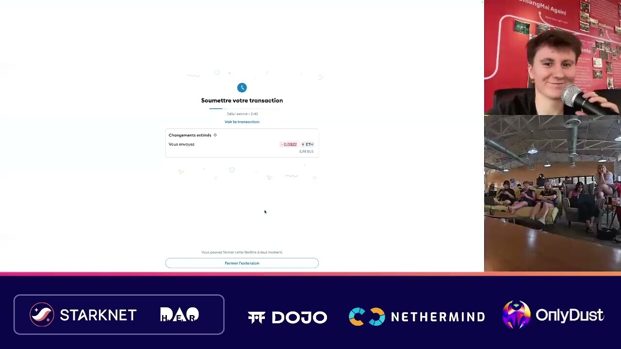 Starknet Basecamp | Live demo Starknet applications
