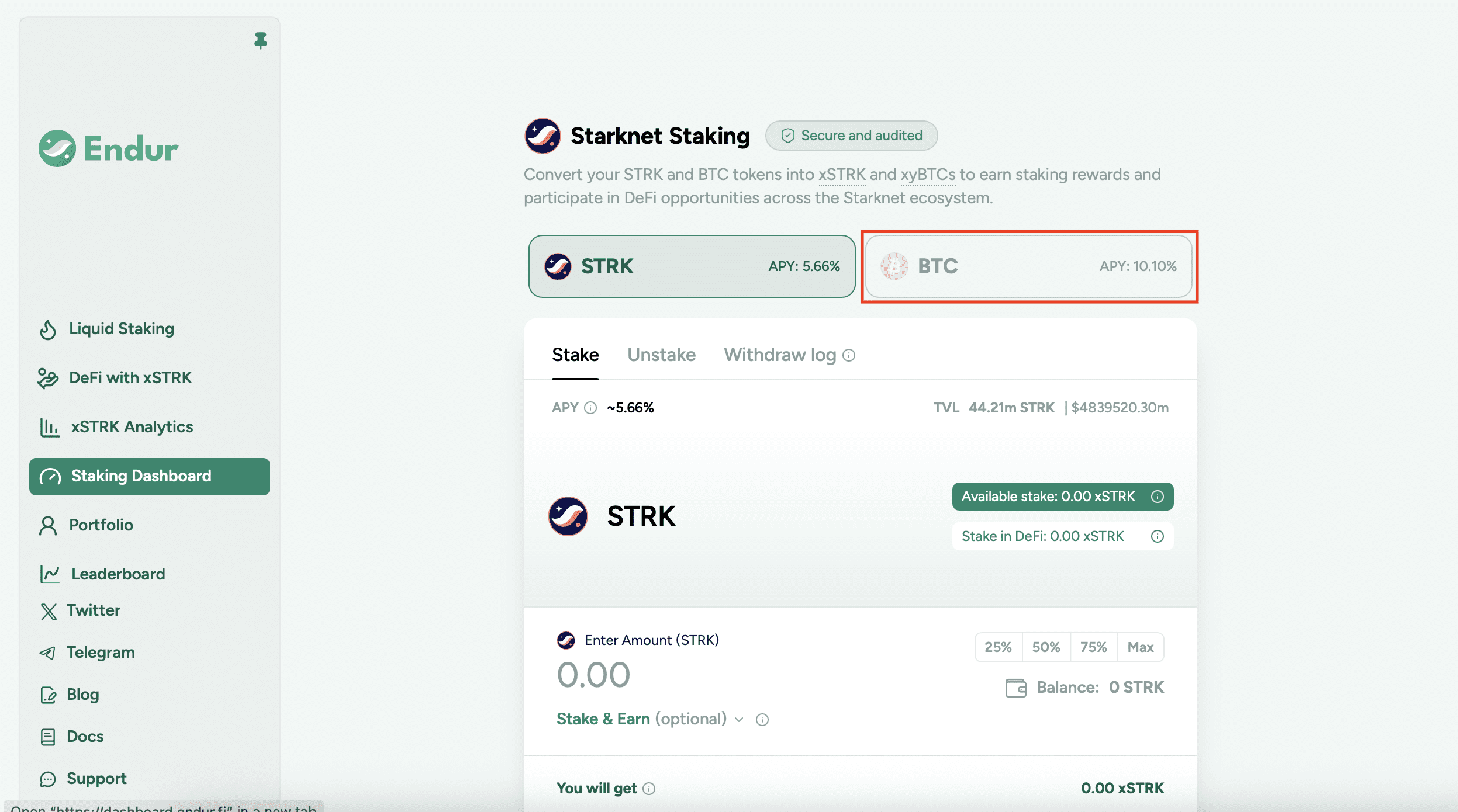 Bitcoin Staking on Starknet: User Guide