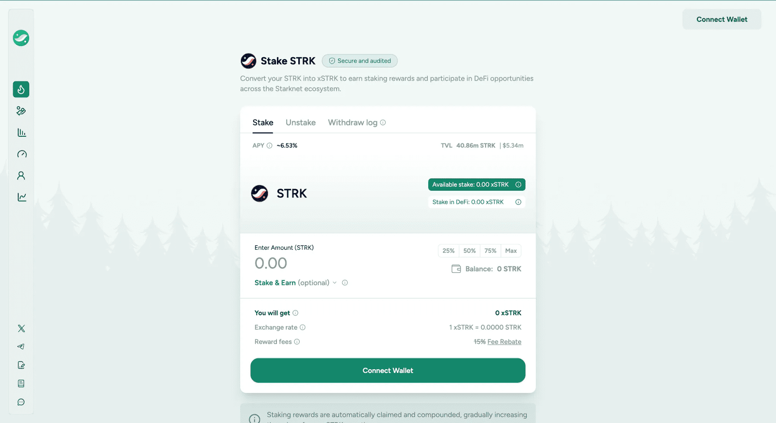 Endur (Liquid STRK & BTC staking)