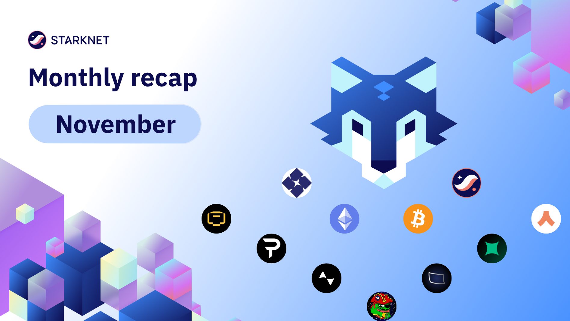 Starknet’s November recap