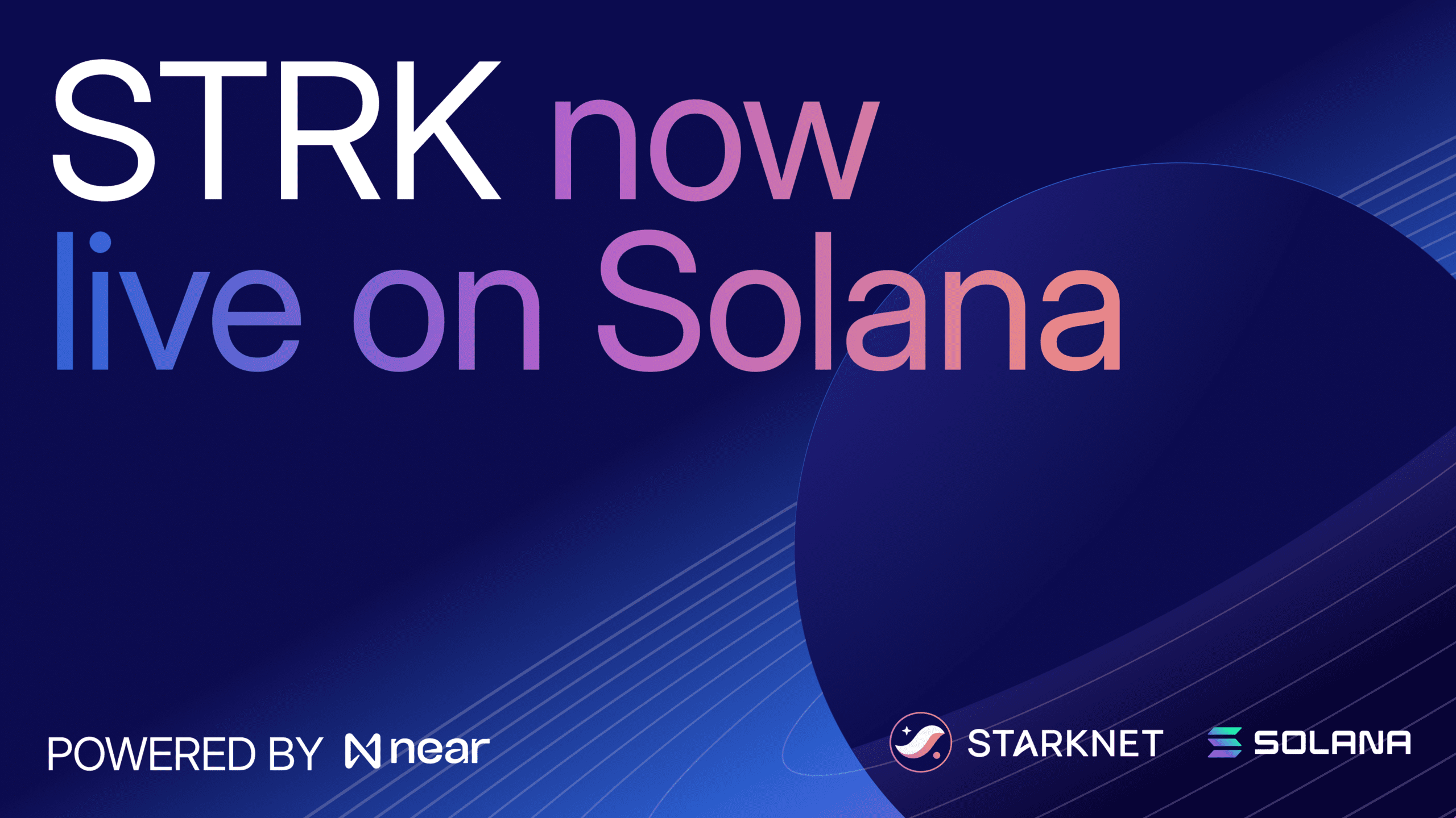 STRK is now natively accessible on Solana via NEAR Intents