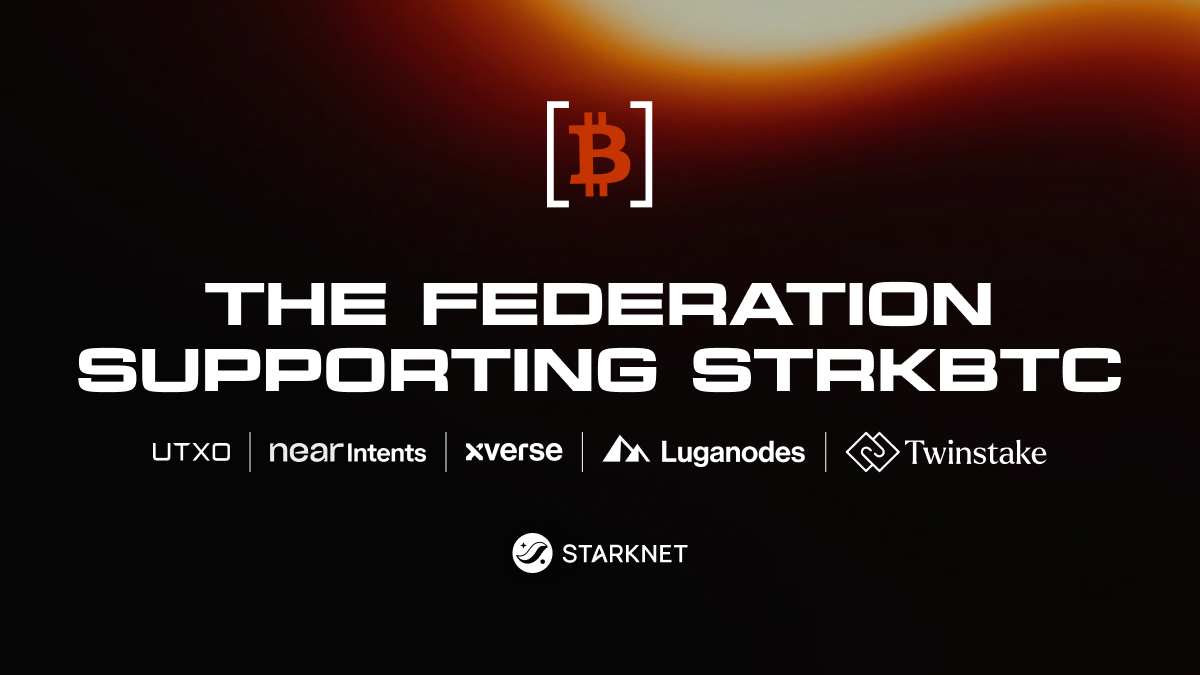 The Federation supporting strkBTC infrastructure