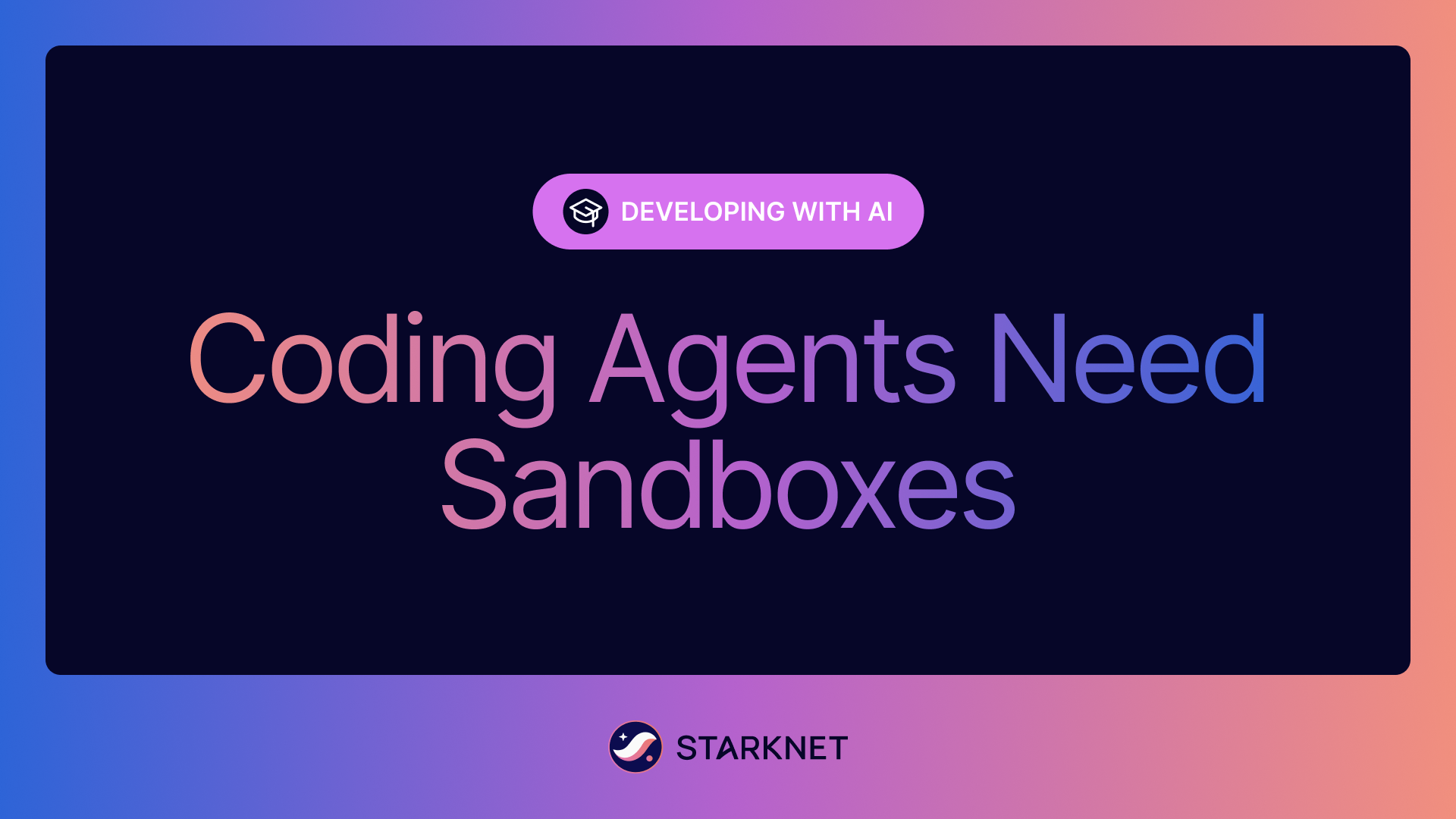 Coding Agents, Containers and Sandboxes: How to Protect Developer Secrets